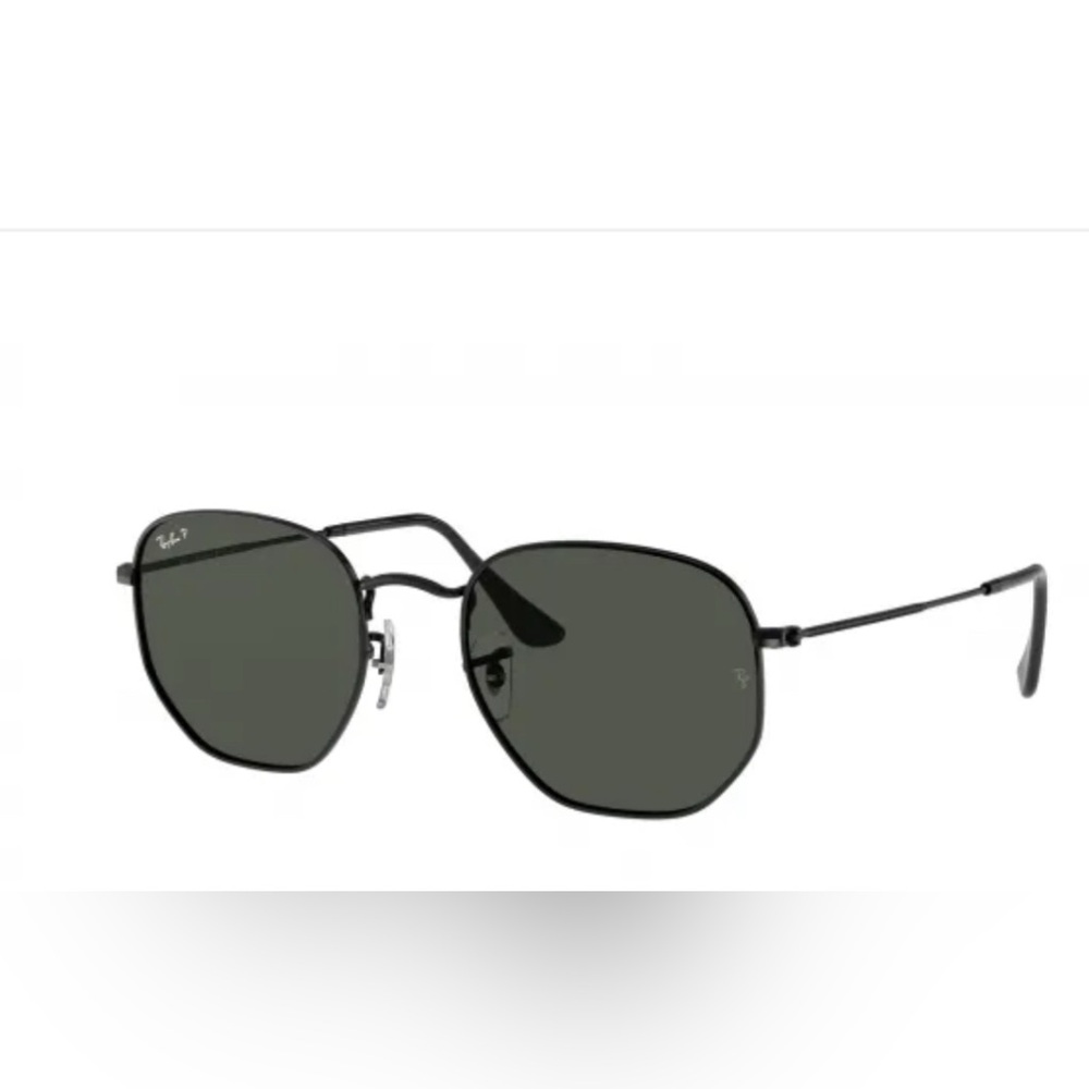 Ray-Ban RB3548 Hexagonal Black Sunglasses polarized Made in Italy 54